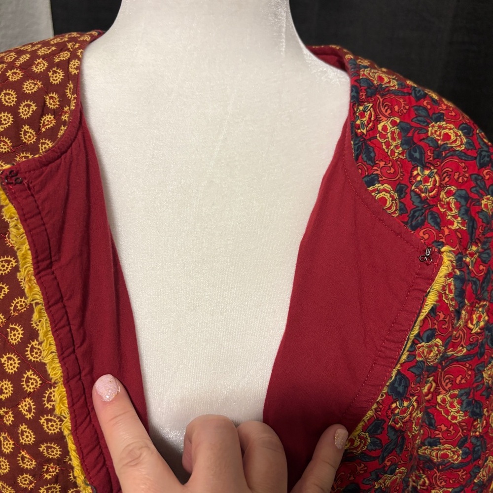 Citron Patchwork Quilt Jacket - Picture 4 of 8